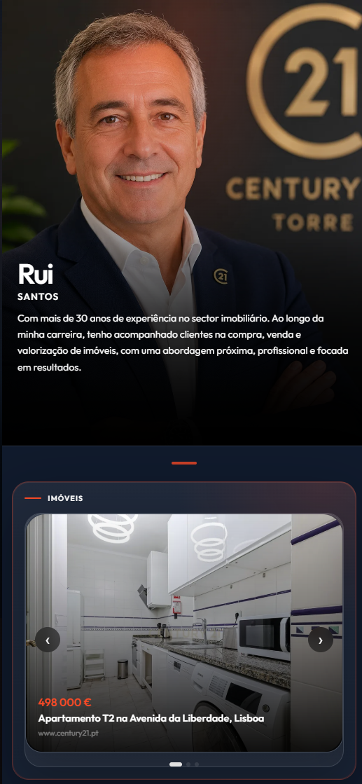 Exemplo de perfil iKard de Rui Santos